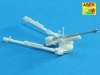 Aber 35L-122 37 mm barrel for anti-tank gun Bofors wz.37 used in 7TP tank (1:35)